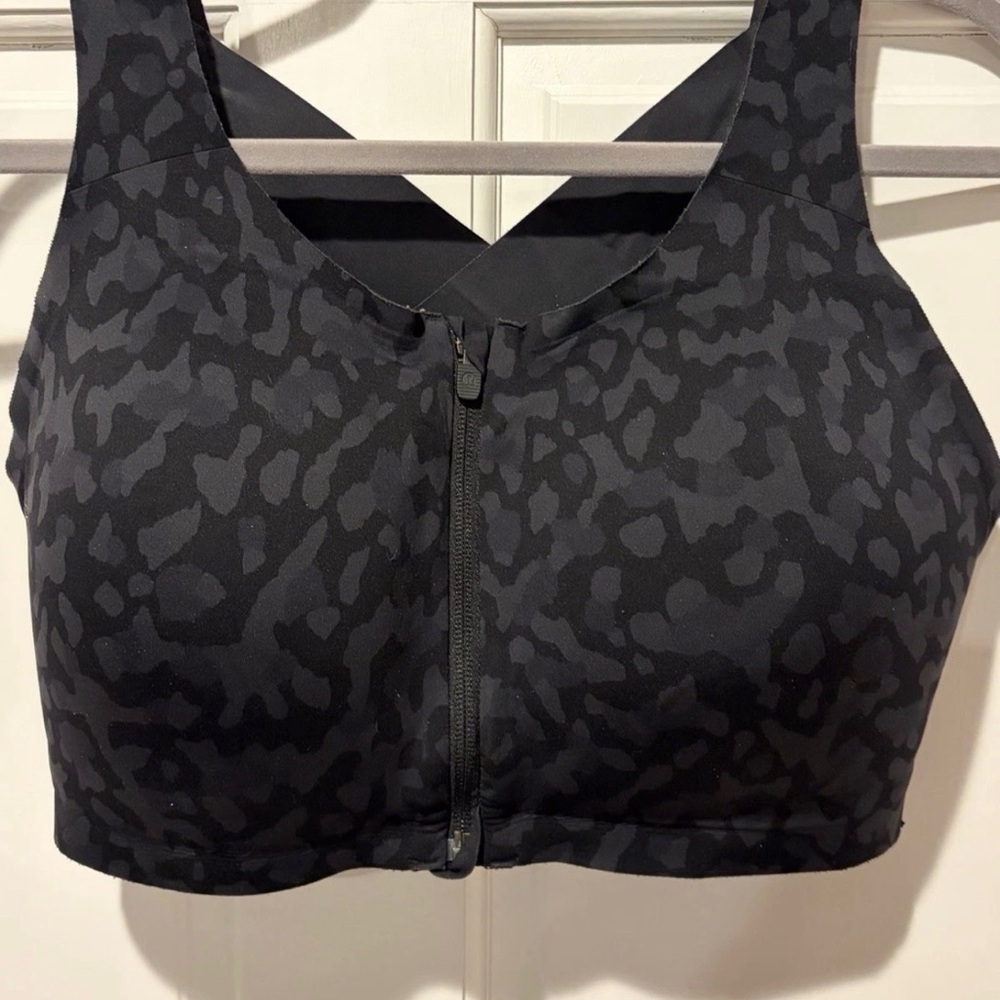 Lululemon Athletica Black Camo Sports Bra